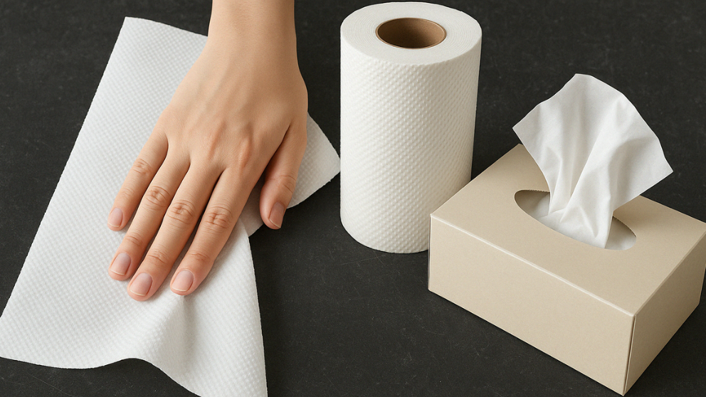 ペーパータオルとティッシュ、どちらを選ぶべき？